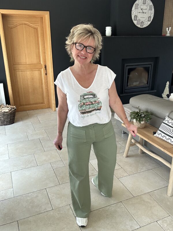 Jeans PENELOPE kaki - Image 2