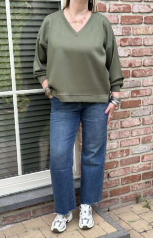 Curvy - jean wide leg ROSE