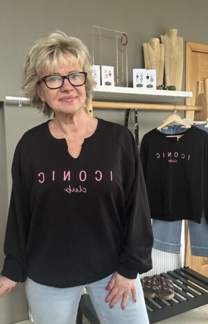 Sweat ICONIC col goutte