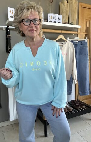 Sweat ICONIC col goutte