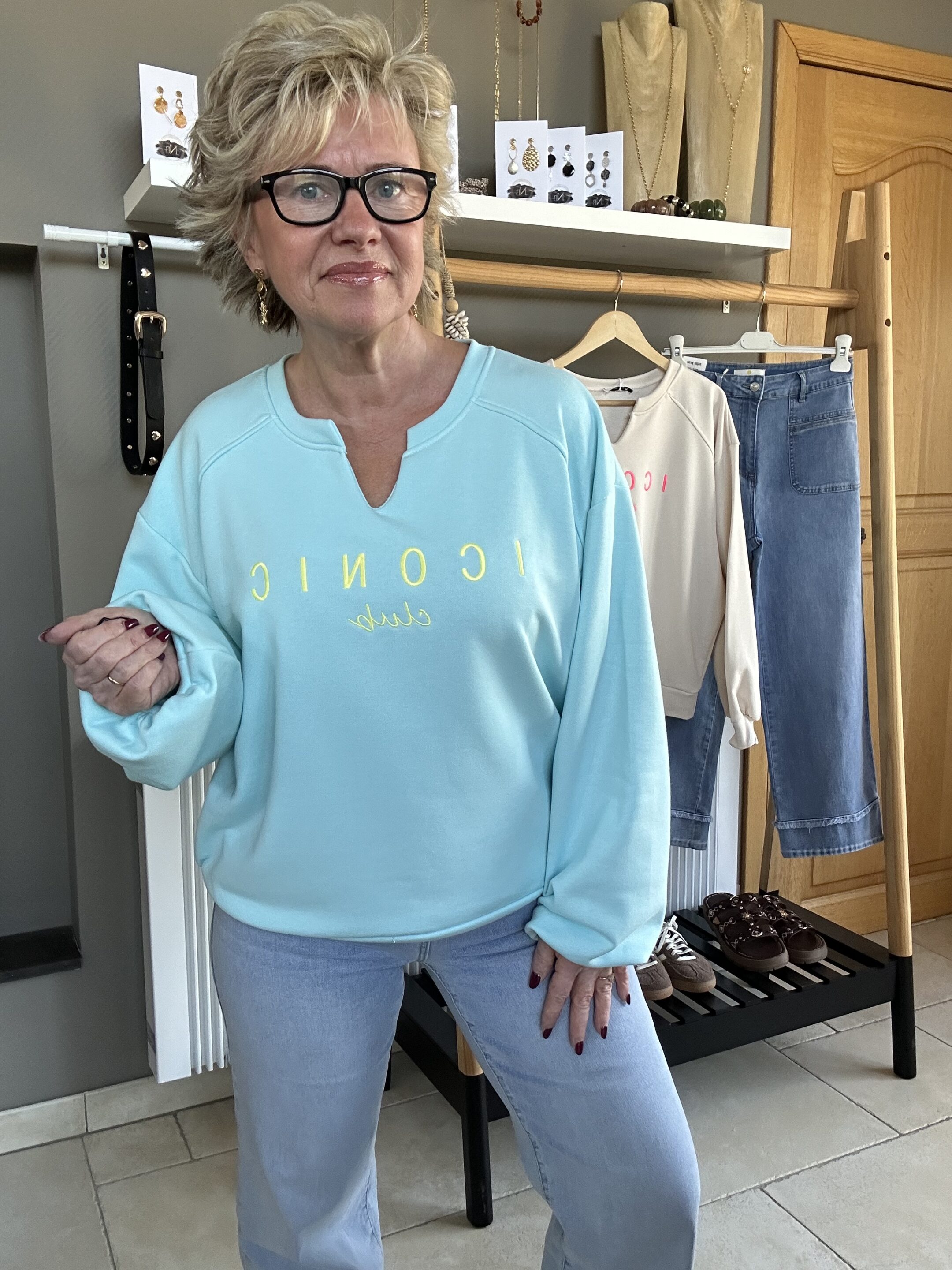 Sweat ICONIC col goutte