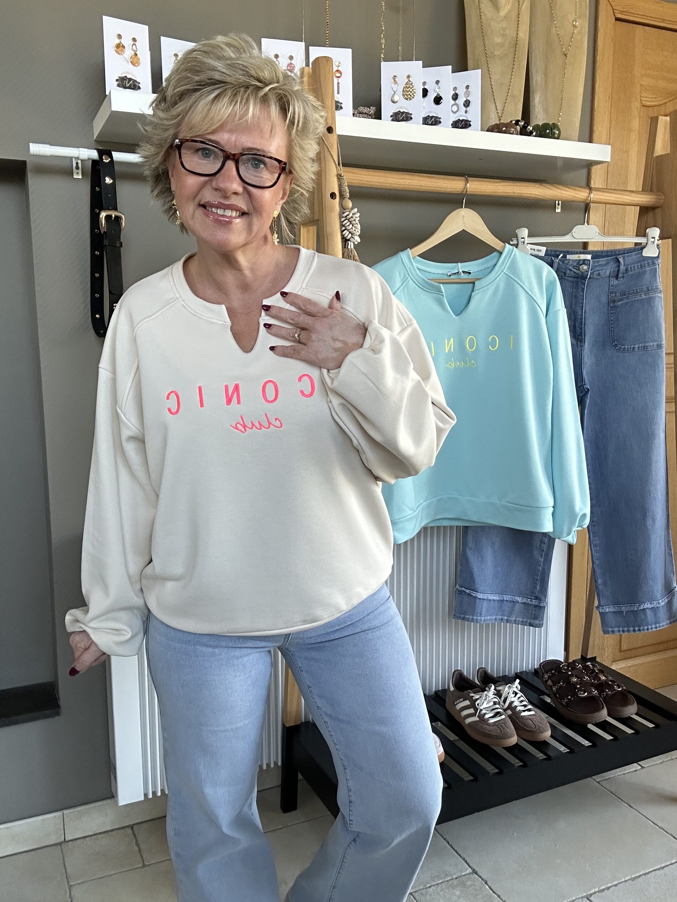 Sweat ICONIC col goutte – Image 2